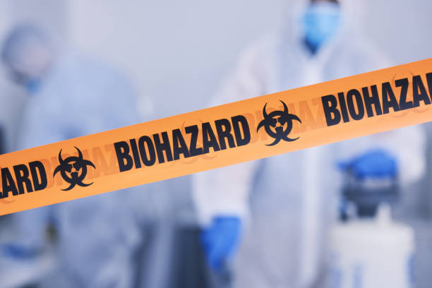 Professional Biohazard technician working in Beaufort, NC